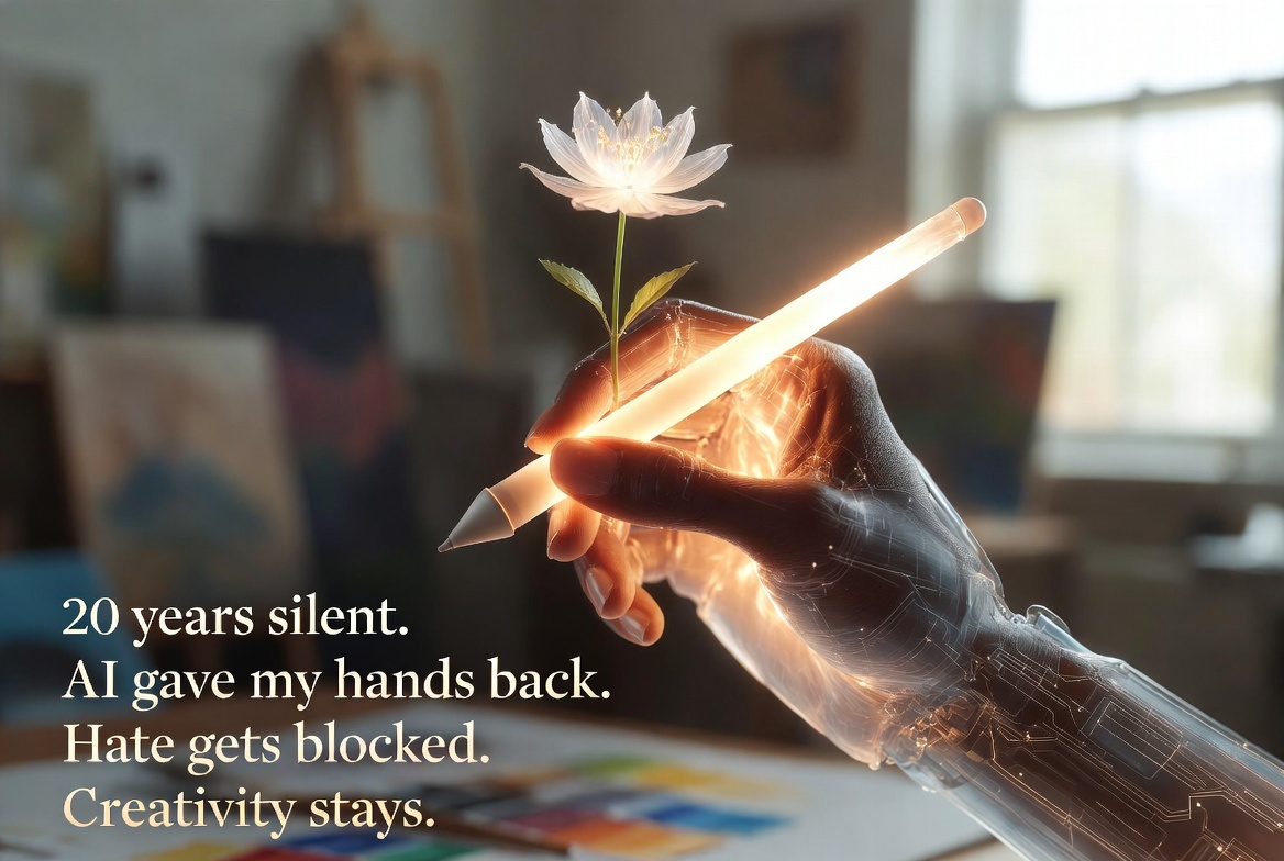 Empowering Disabled Artists:  AI is Opening Doors don’t let Unweighted Voices Close them.