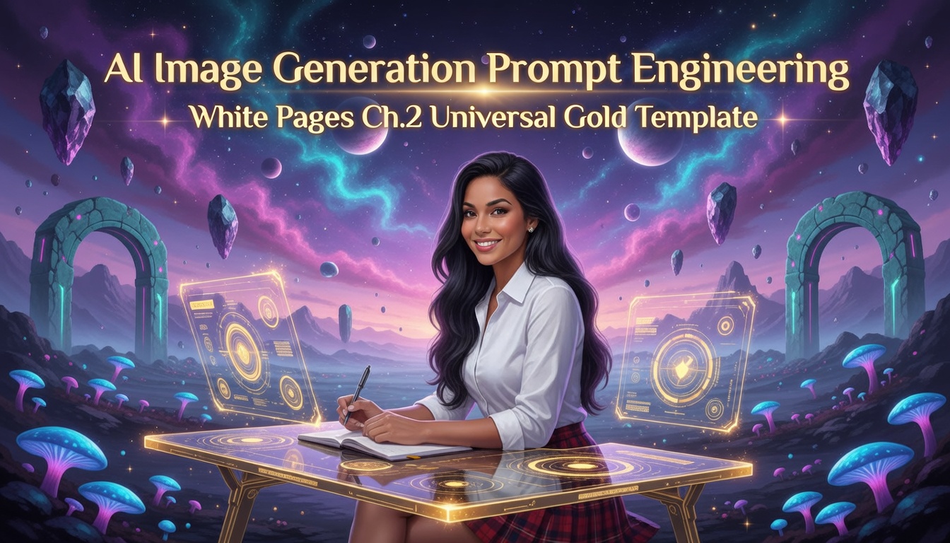 AI Image Generation Prompt Engineering | White Pages Ch.2 Universal Gold Template